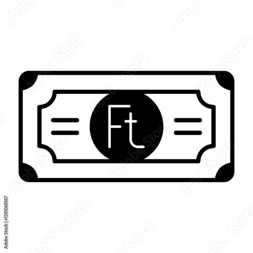 Hungarian Forint Note Icon