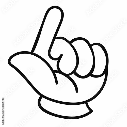 Thumbs up and down vector illustration with hand gesture icons