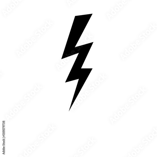 Free Download lightning bolt silhouette - GFXLoad