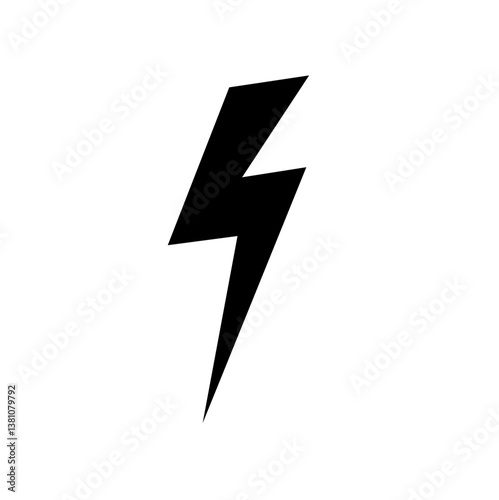 Free Download lightning bolt silhouette - GFXLoad