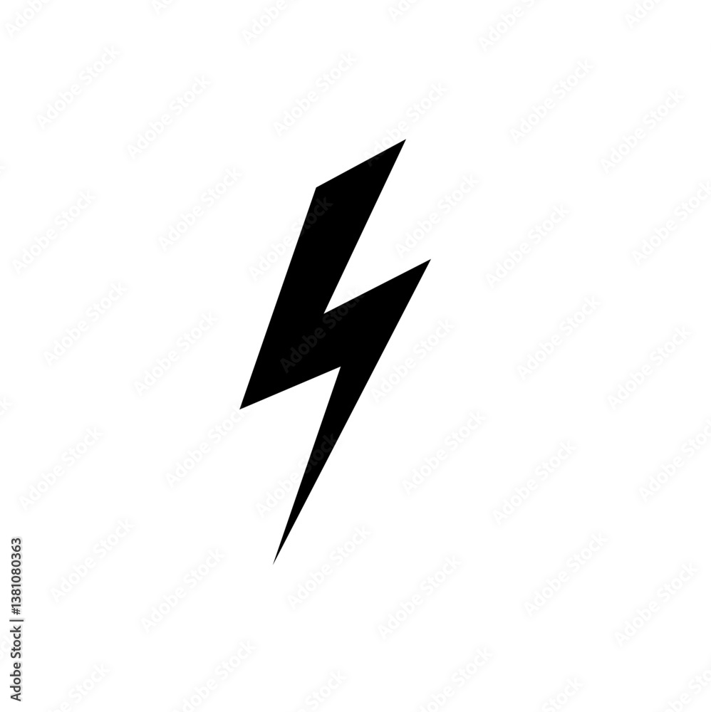 lightning bolt silhouette lightning bolt silhouette