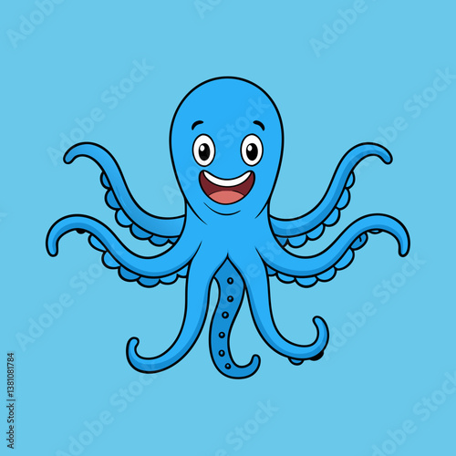 octopus cartoon illustration