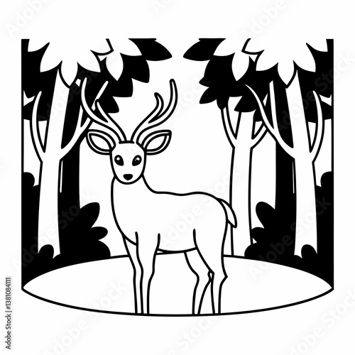 deer in the forest