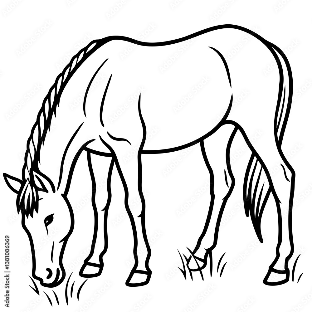 Fototapeta premium horse vector illustration