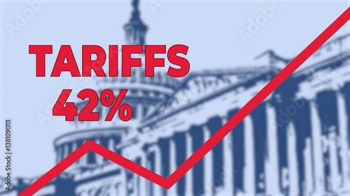 US Tariffs Rising Animation Video