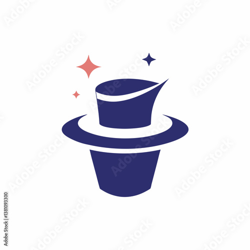 magic hat with a bow