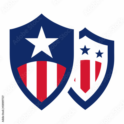 High-resolution shield vector with bold patriotic designs. Ideal for branding, posters, and event graphics. Free Download High-resolution shield vector with bold patriotic designs. Ideal for branding, posters, and event graphics. - GFXLoad