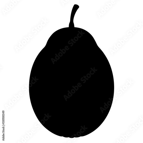 pear isolated on white