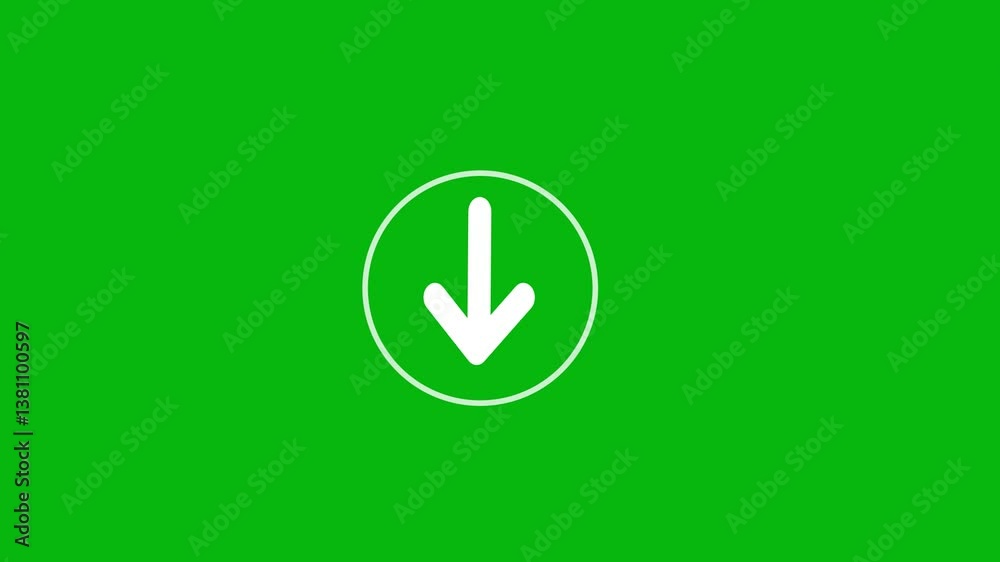 4k animated bouncing slide to down arrow on green background. directional swipe arrow, animated arrow pointing to downwards . directional arrow or down Arrow signal animation. down arrows moving icon 4k animated bouncing slide to down arrow on green background. directional swipe arrow, animated arrow pointing to downwards . directional arrow or down Arrow signal animation. down arrows moving icon
