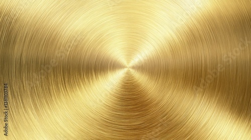 stunning polished gold texture with brushed metallic circular pattern