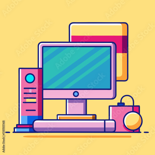 flat tv set