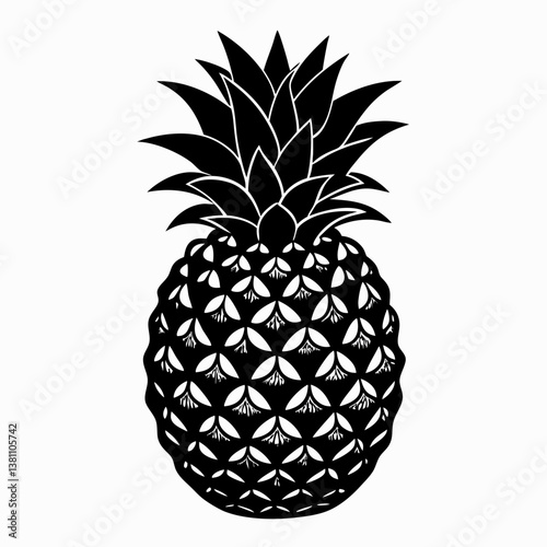pineapple vector illustration
