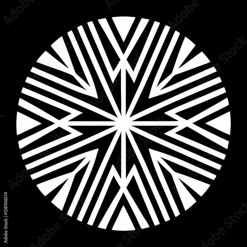 mandala round ornament