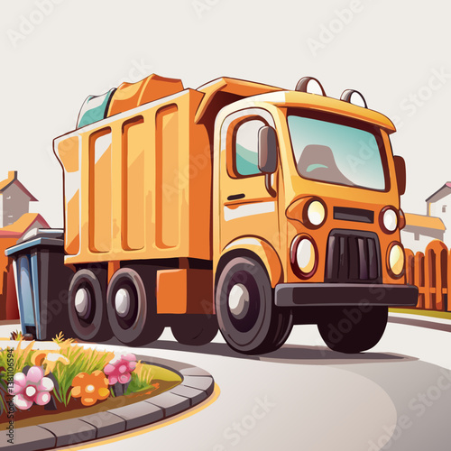 toy truck on a white background