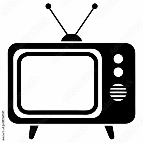 retro tv set