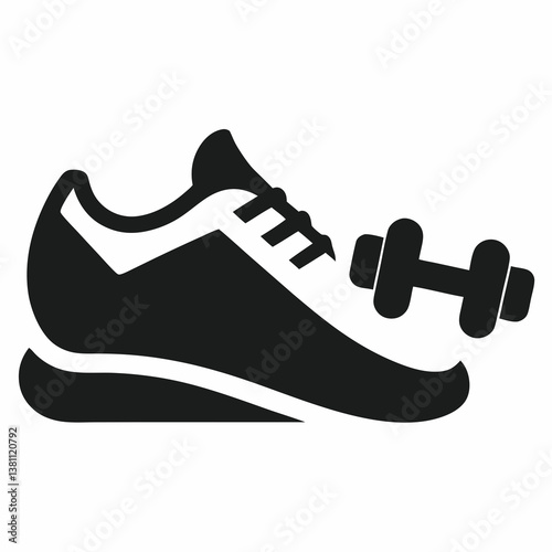 sport shoes vector illustration