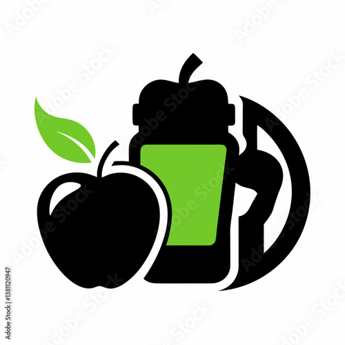 green apple juice