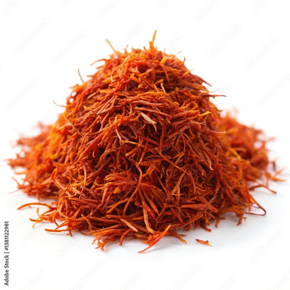 Naklejka premium Saffron Spices Realistic