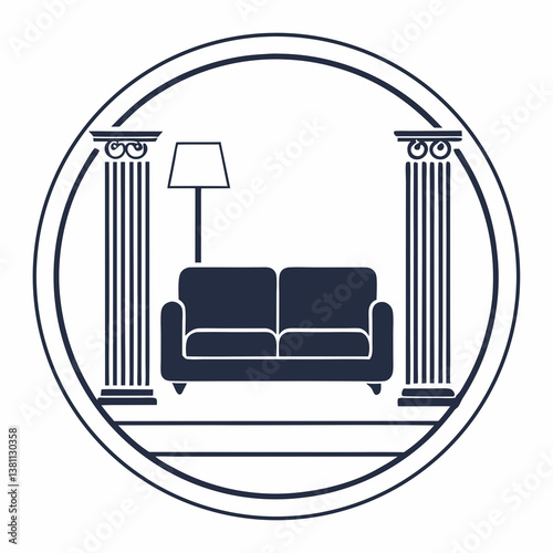 sofa icon vector illustration