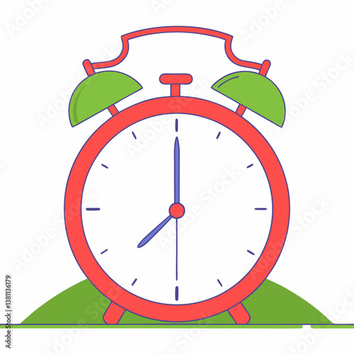 alarm clock vector illustration