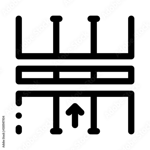 parking lot line icon