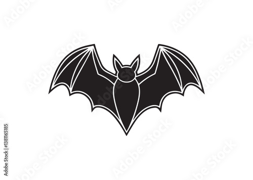 Bat silhouette Vector