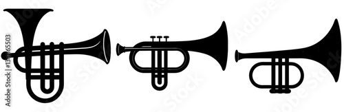  Brass Silhouette Vector Art