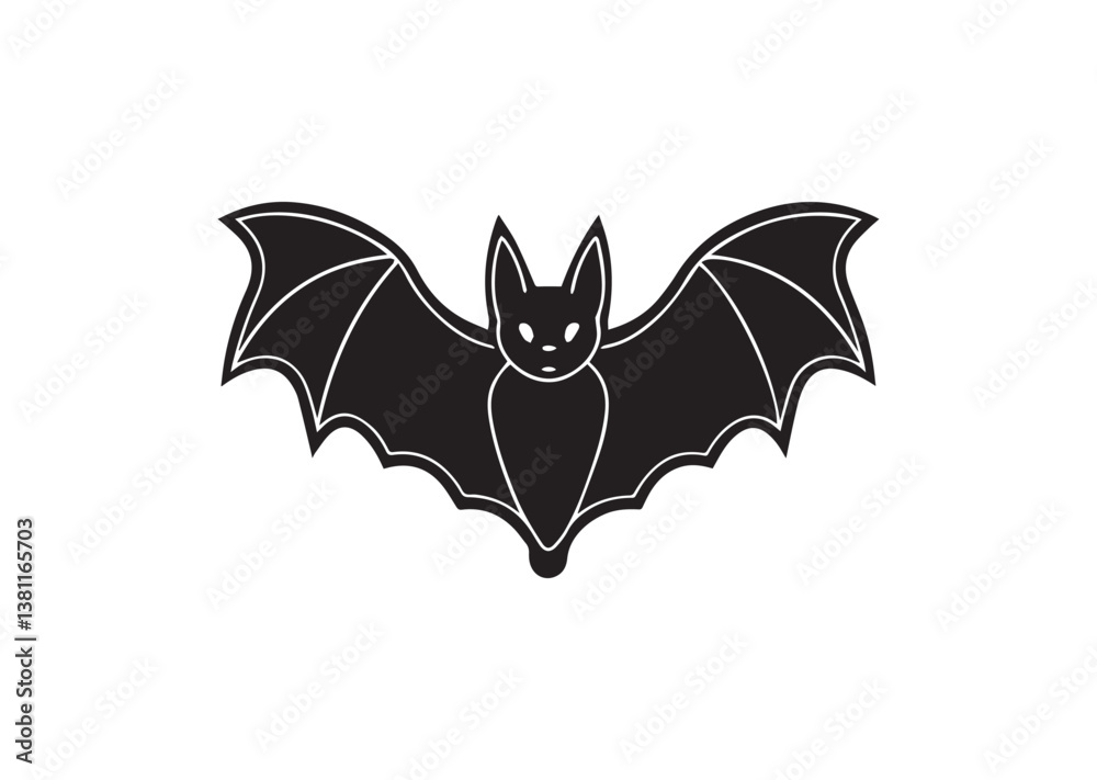 Bat silhouette Vector Bat silhouette Vector