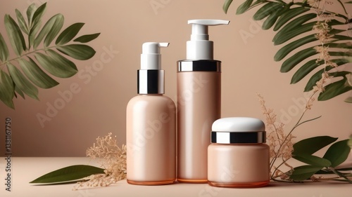 set of cosmetic products