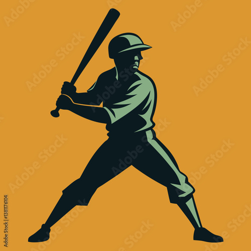 baseball player silhouette