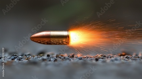 Bullet in Flight: A Dramatic Close-Up