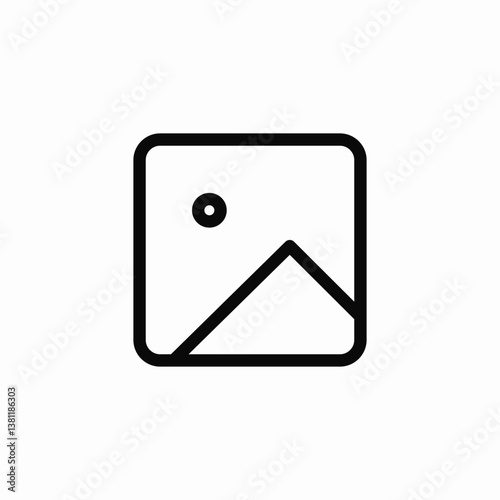 image file icon sign vector