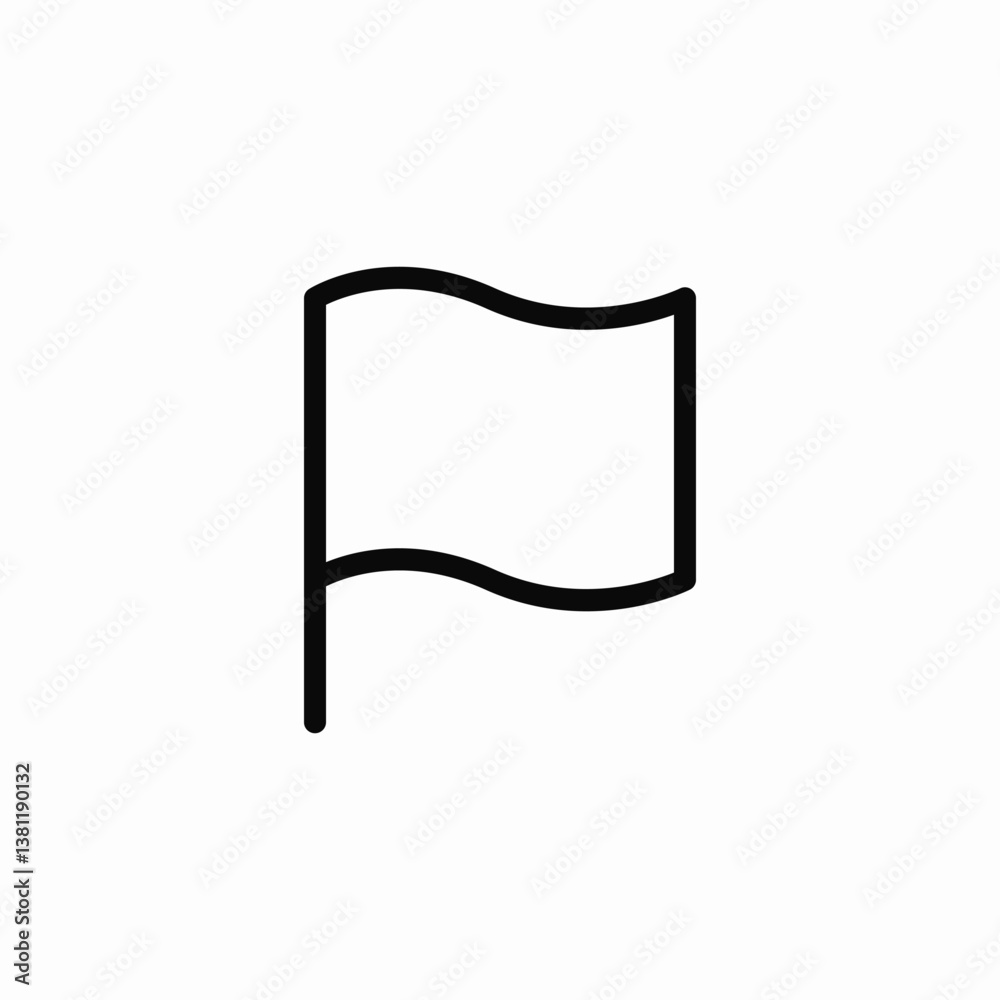 success flag icon sign vector