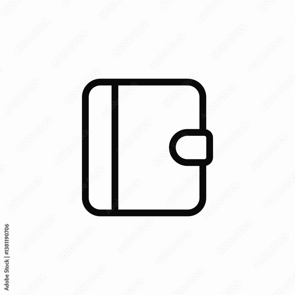 Obraz premium wrap agenda icon sign vector