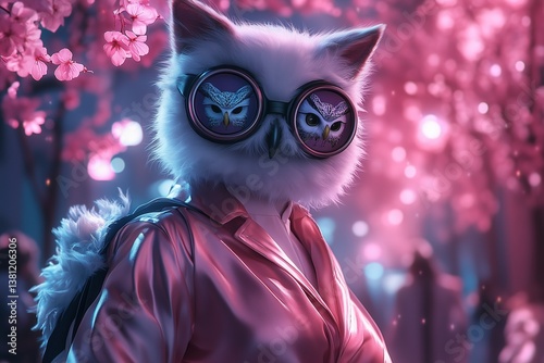 Themis in Just Fluffy Silk Suit with Owl-Themed Goggles, Order's Sight