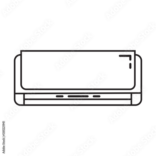 Air Conditioner icon logo vector design