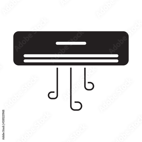 Air Conditioner icon logo vector design