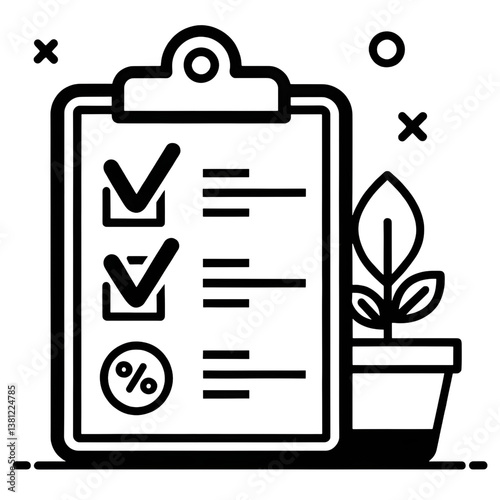 Financial tax illustration with a silhouette design. Includes calculator, finance symbol, business icon, payment document, money concept, accounting details, payday, taxation process, income form