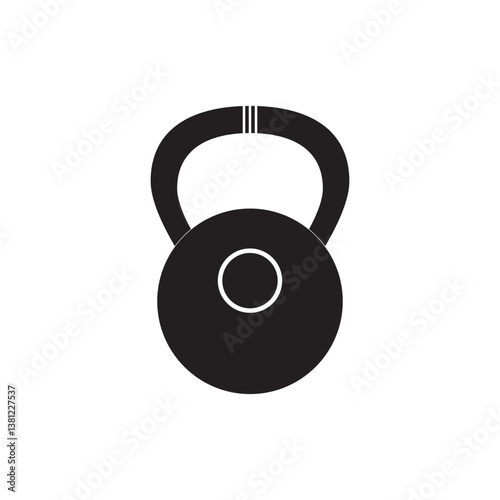barbel icon logo vector design
