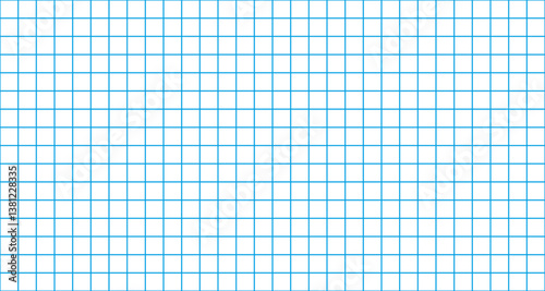 Blank white work sheet notebook and back to school vector design. Cell background, notebook