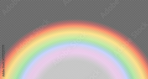 Rainbow icon, rainbow. Rain drops on a clear background. Storm with rain and white cloud on a clear background. Heavy rain, hail and rainy weather. PNG.