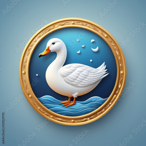 /duck icon illustration 