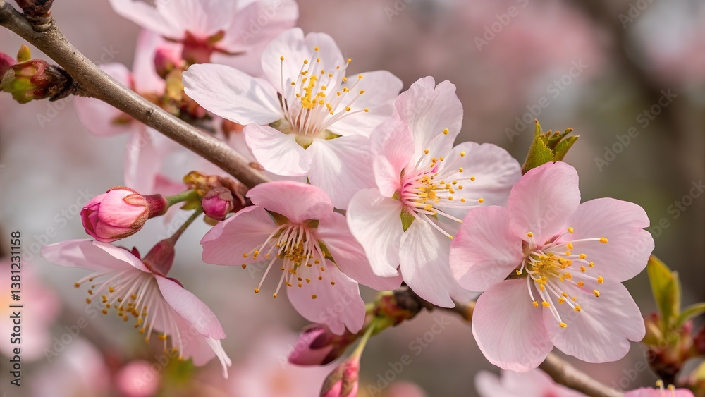 Obraz premium pink cherry blossom