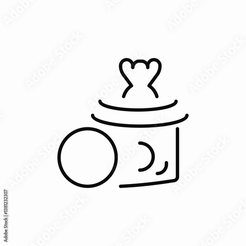 can material icon sign vector