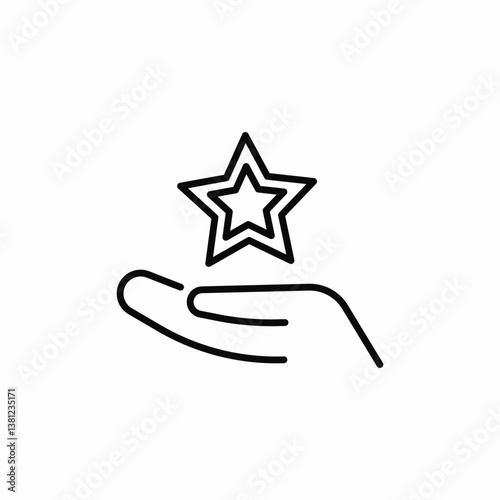 star service quality icon sign vector