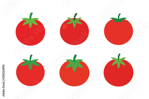 tomato vector icon illustration vector 