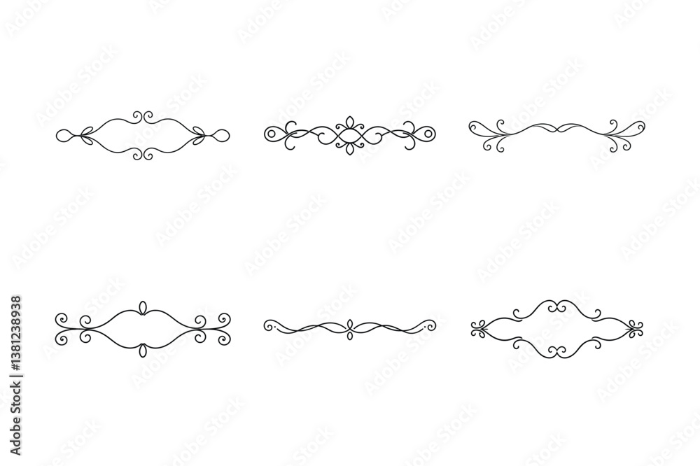 Obraz premium victorian graphics ornament vector art illustrator