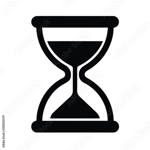 hourglass vector illustration