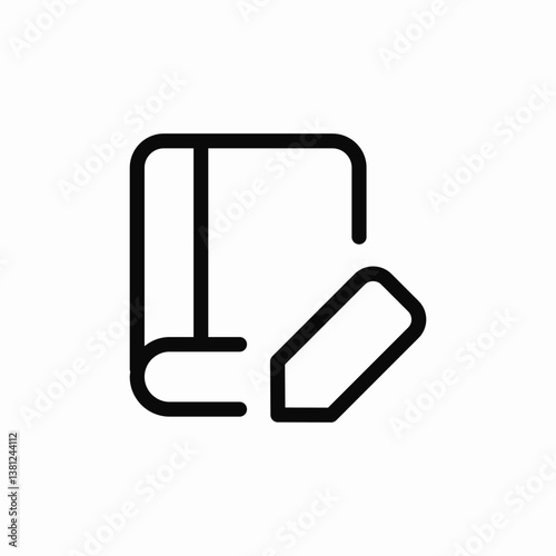 book craft icon sign vector