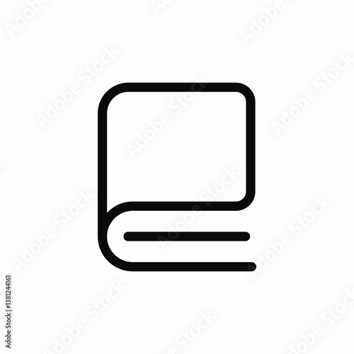 book library icon sign vector
